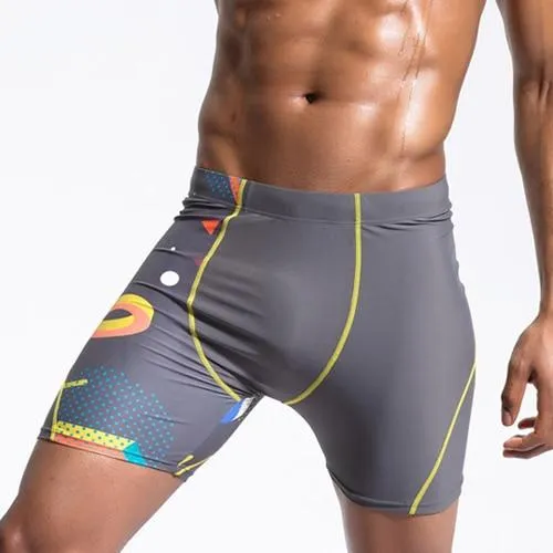 High Rise Swimming Boxer Surfing Board Shorts Beachwear
