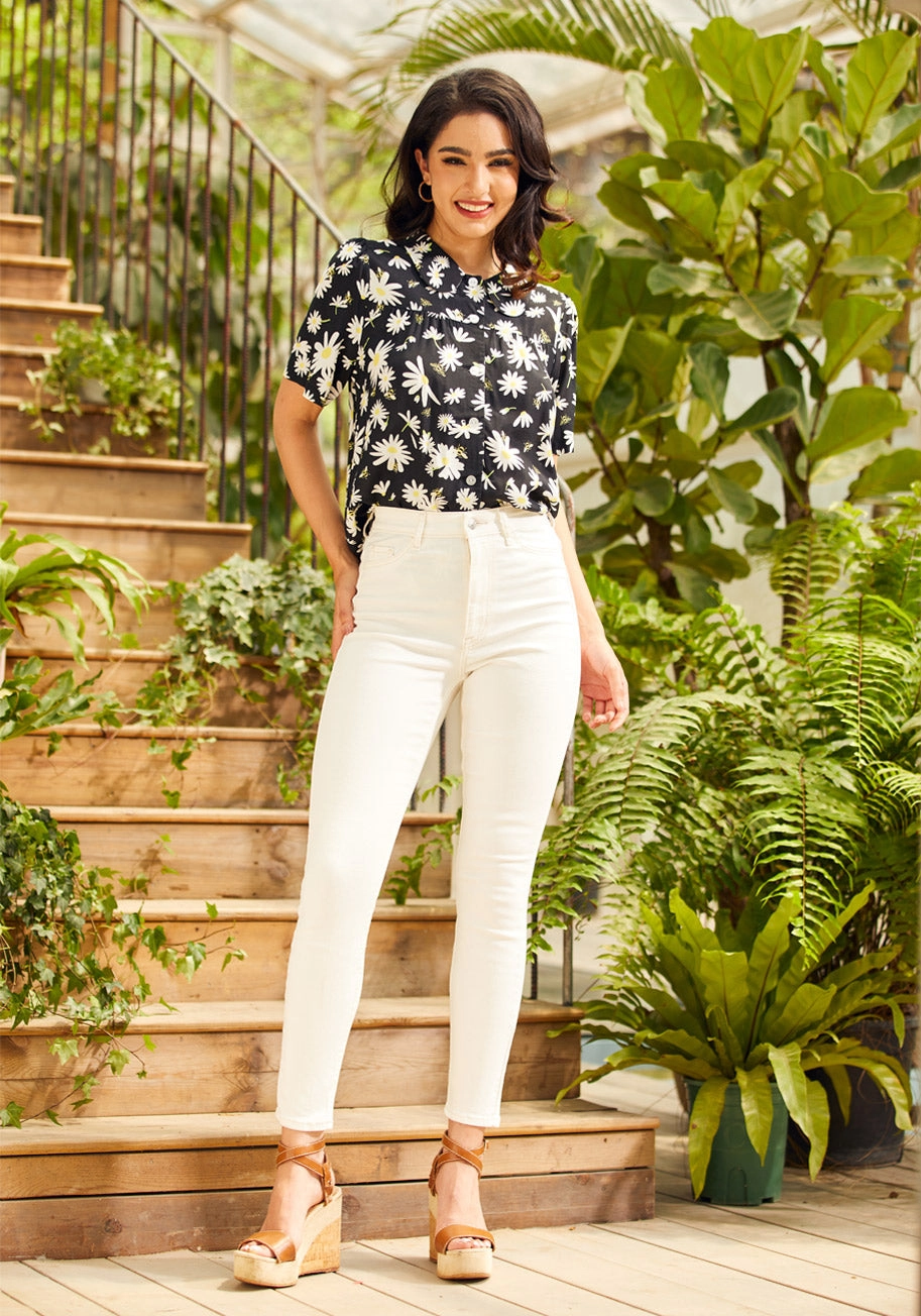 Made For Merriment Button-Up Top