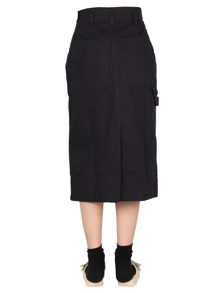 Margaret Howell Pocket-Detailed Pencil Skirt