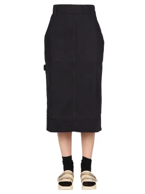 Margaret Howell Pocket-Detailed Pencil Skirt
