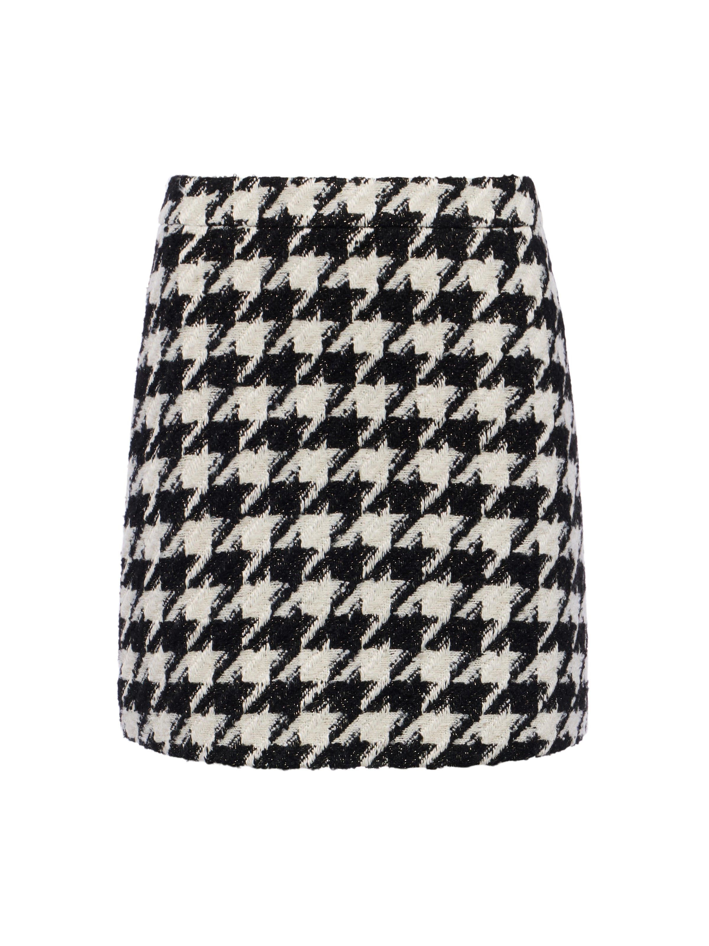 Marseille Houndstooth Mini Skirt