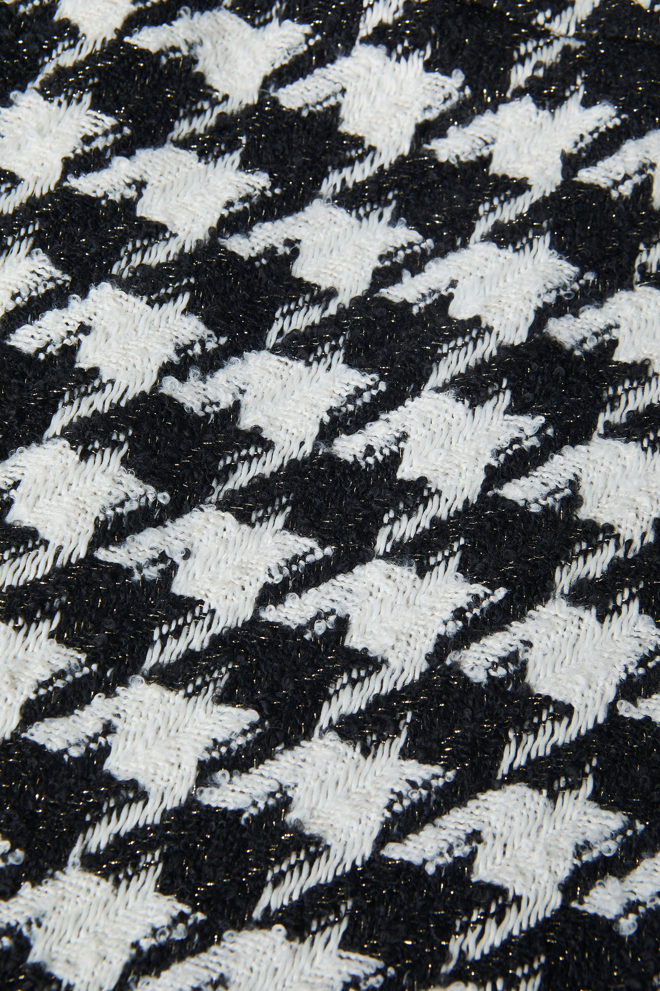 Marseille Houndstooth Mini Skirt