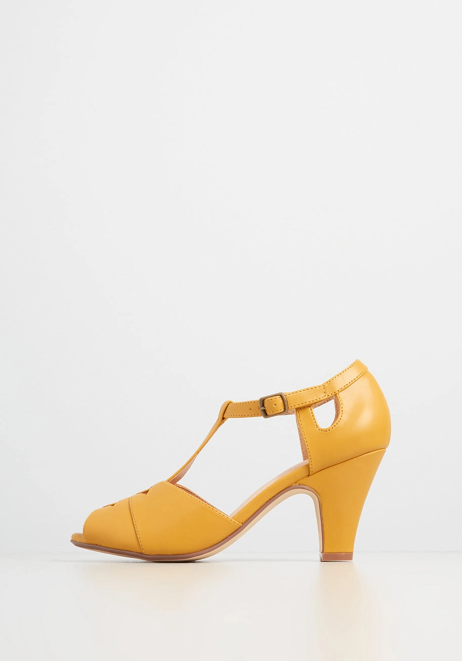 Masterfully Mingling T-Strap Heel