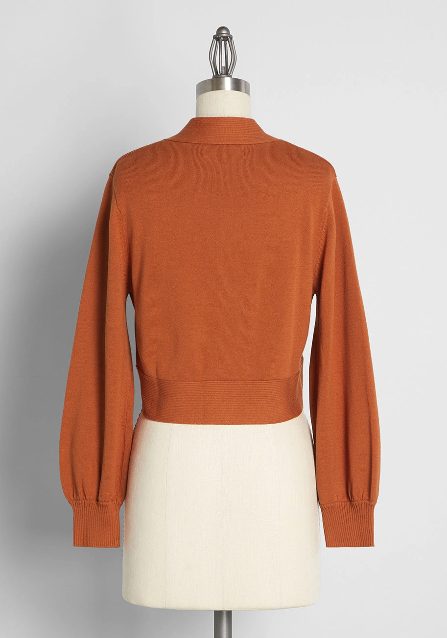 Meet Me at the Barre Wrap Cardigan