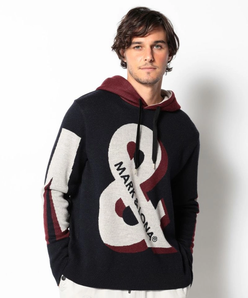 Men's AND Knit Hoodie NAVY