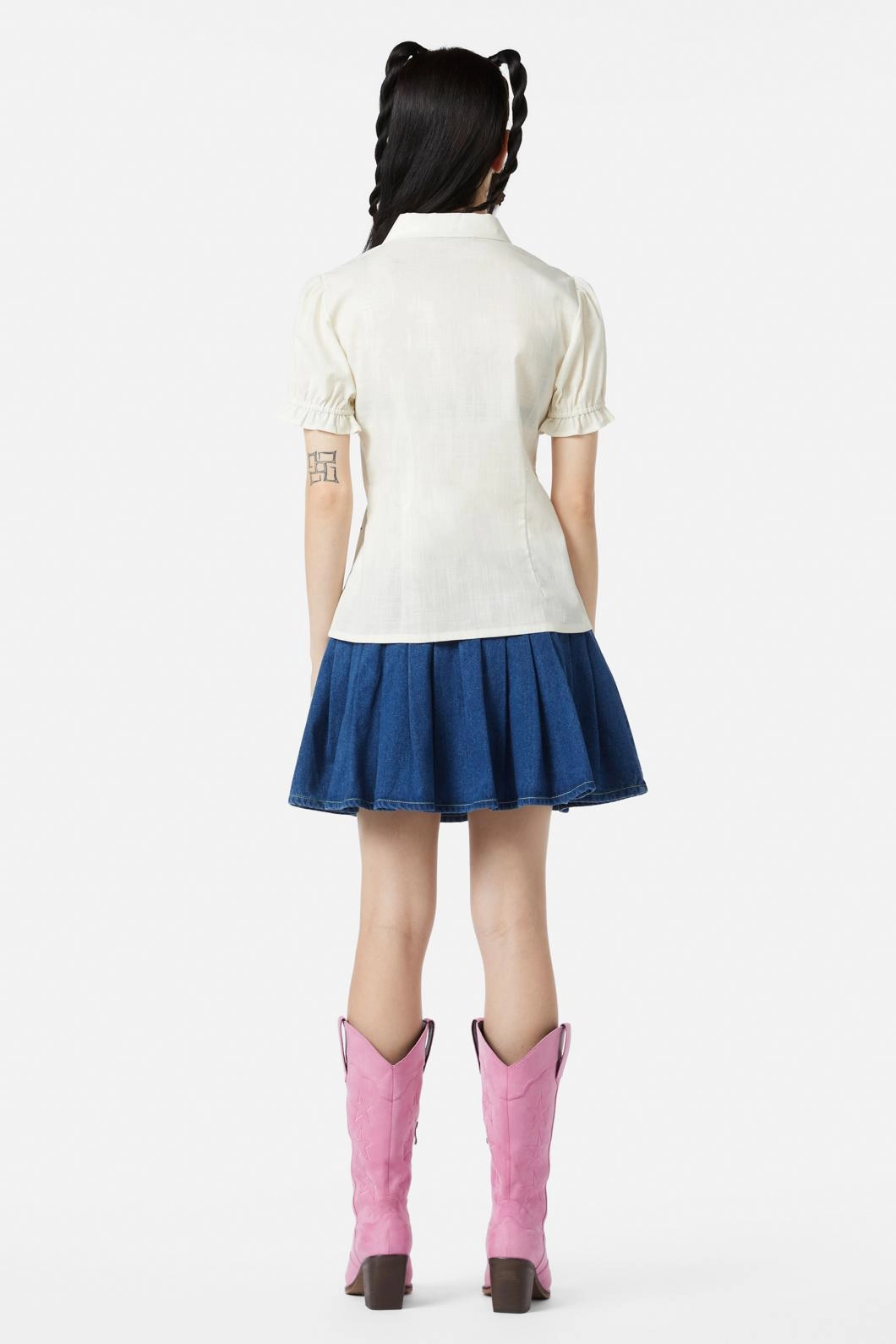 Meowdy Badge Blouse