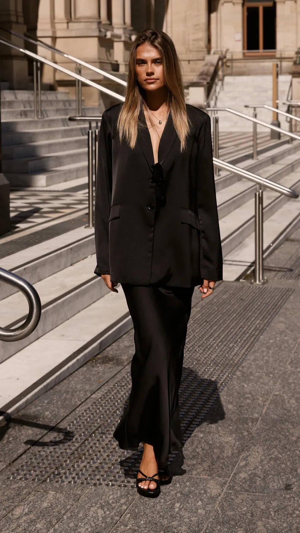 Mila Maxi Skirt - Black