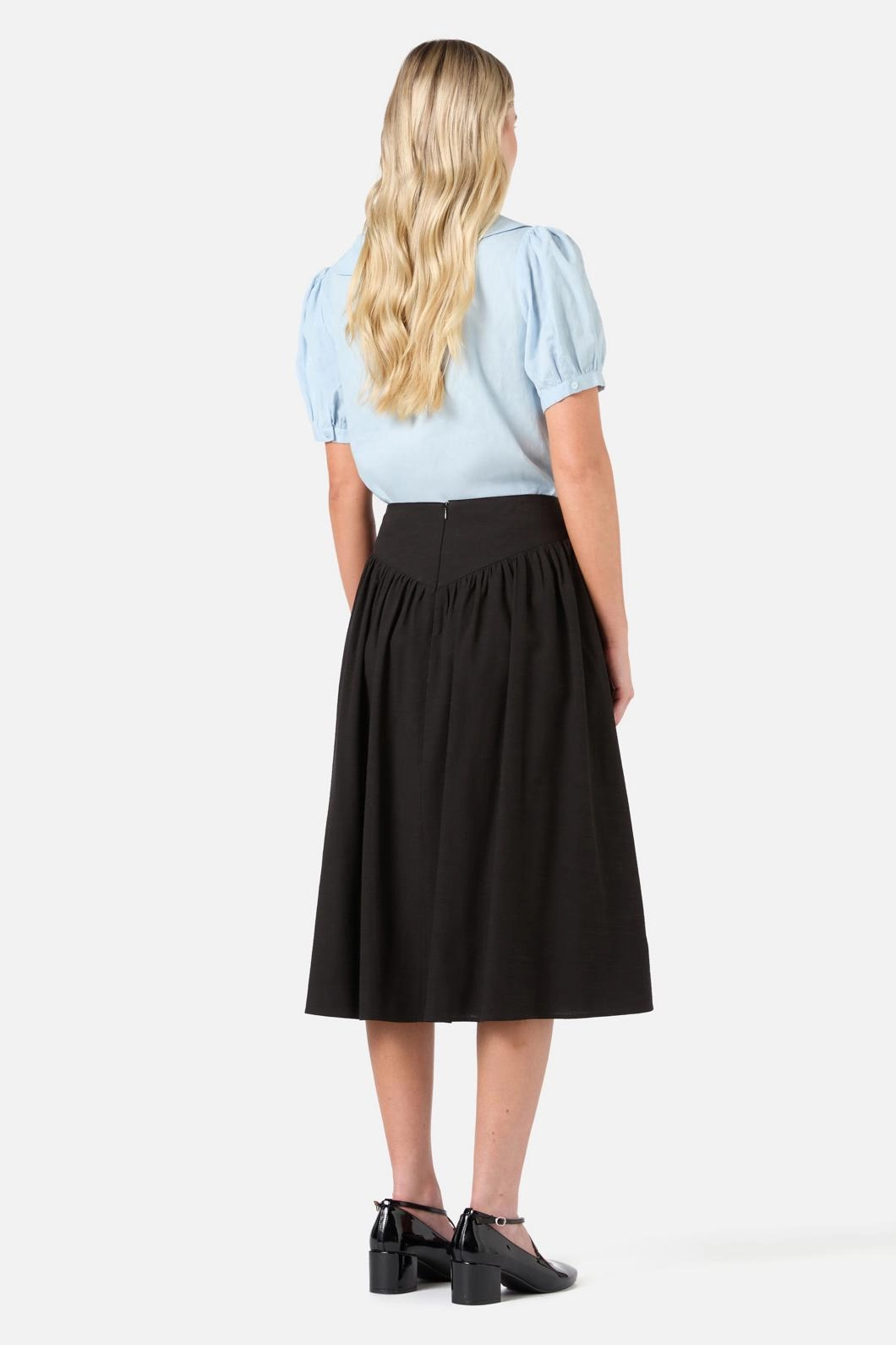 Nell Gathered Yoke Skirt