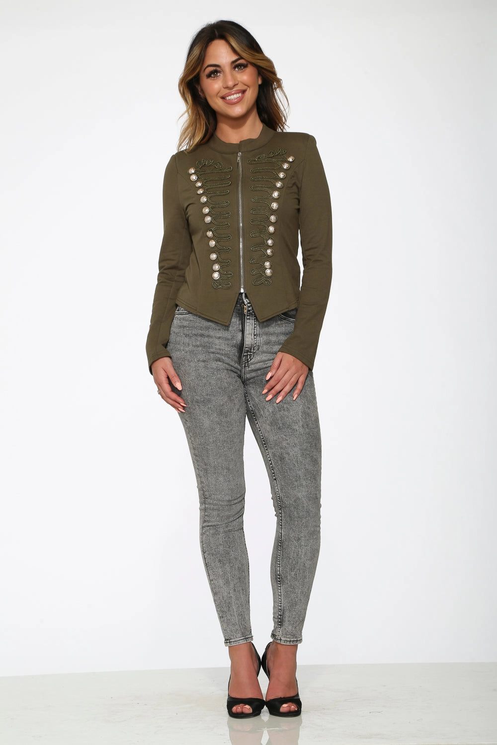 Olive Military Jacket