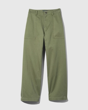 Organic Twill Wide Leg Pant