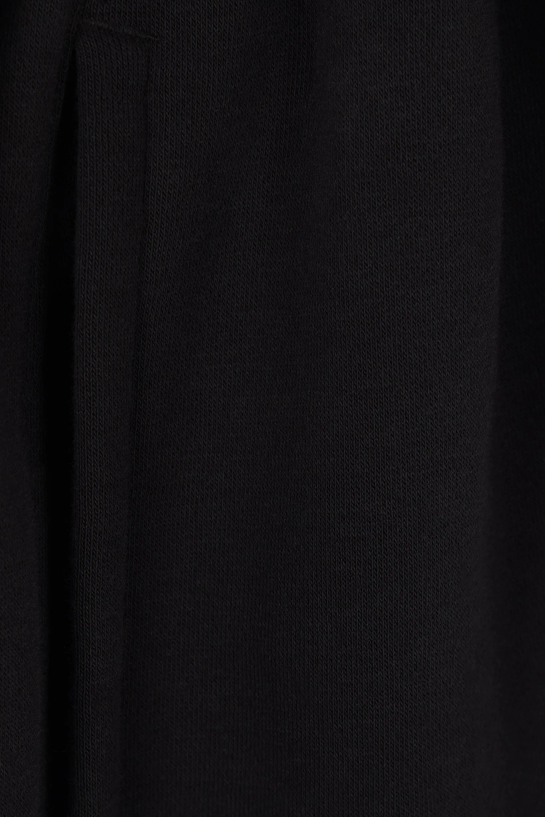 Overjogging trousers in jersey and denim