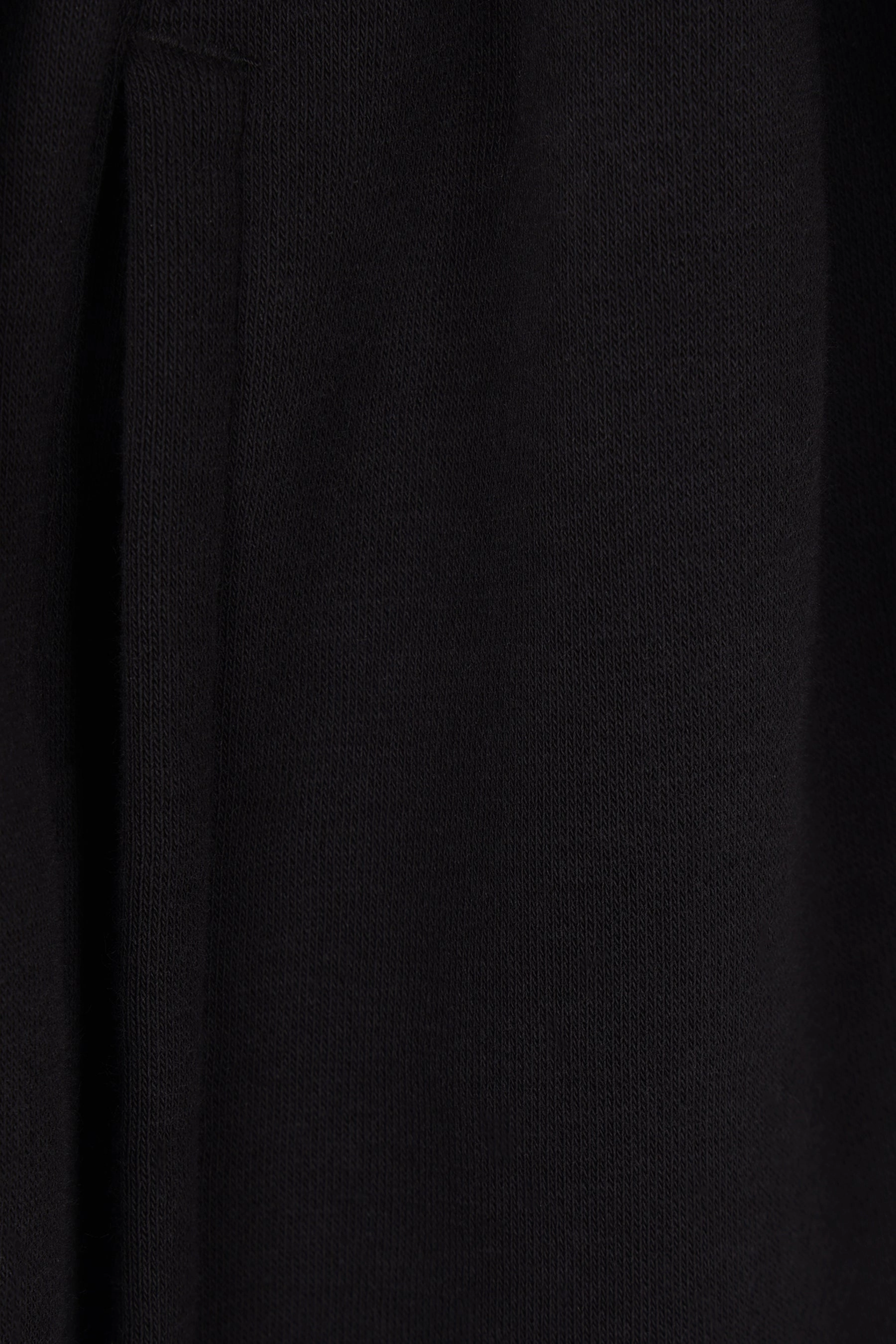 Overjogging trousers in jersey and denim