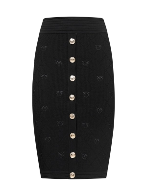Pinko High Waist Knit Pencil Skirt