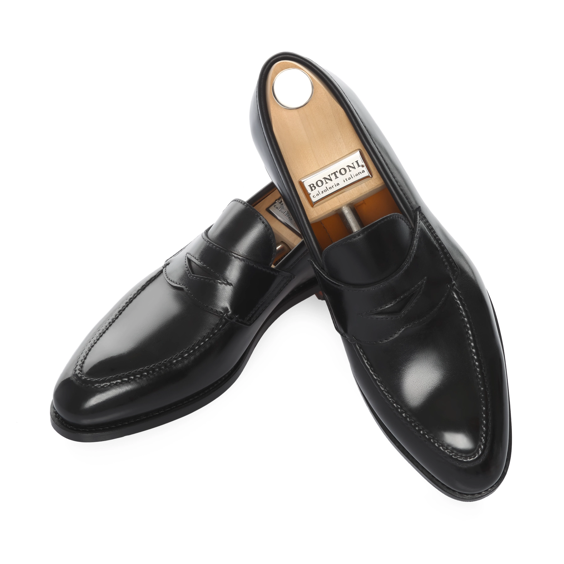 «Principe» Classic Loafer with Hand-Stitched Details