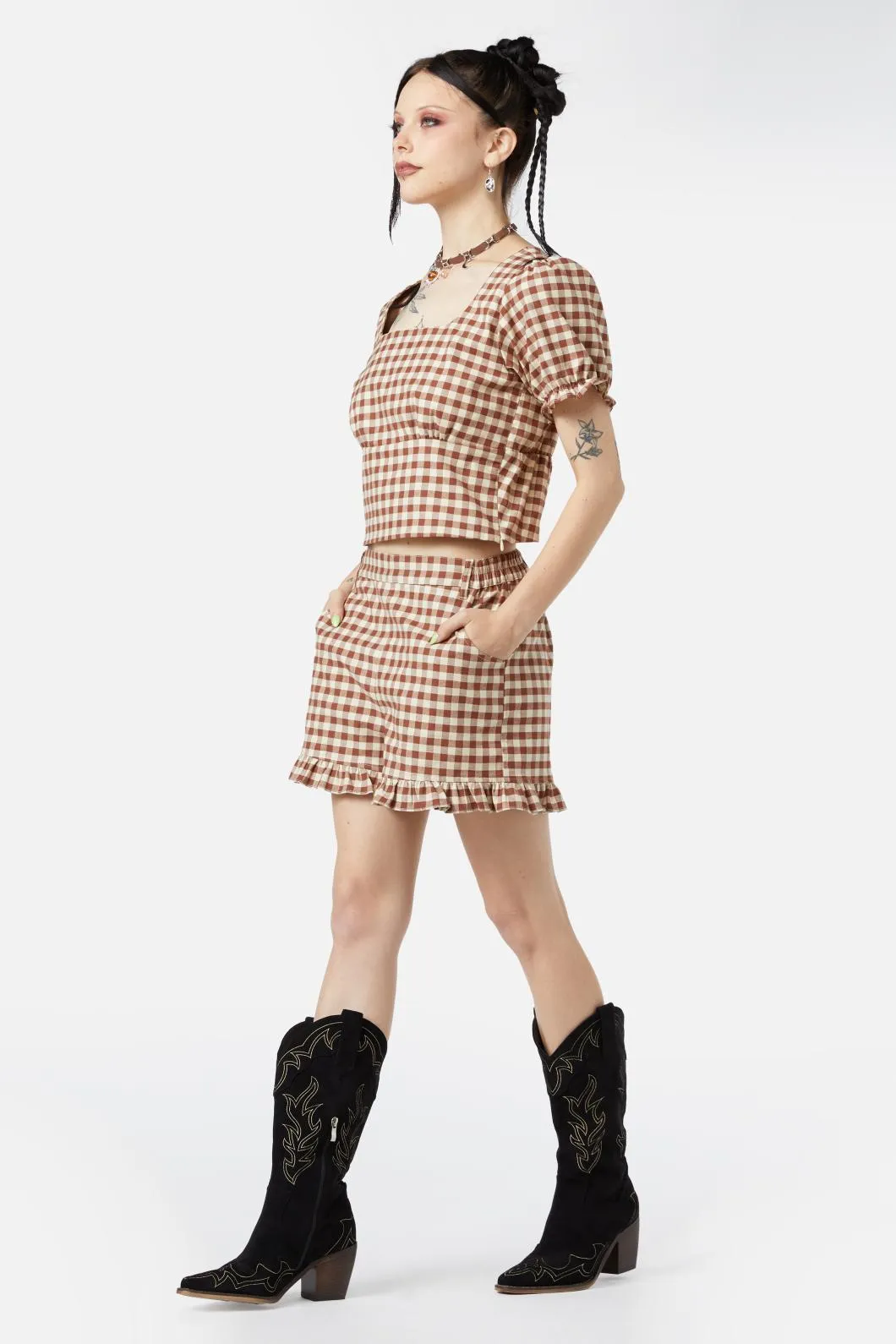 Saloon Gingham Shorts