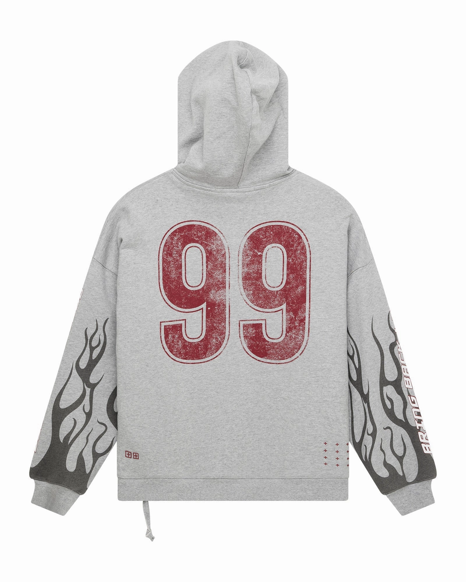 STINGER EKCESS ZIP HOODIE GREY MARLE
