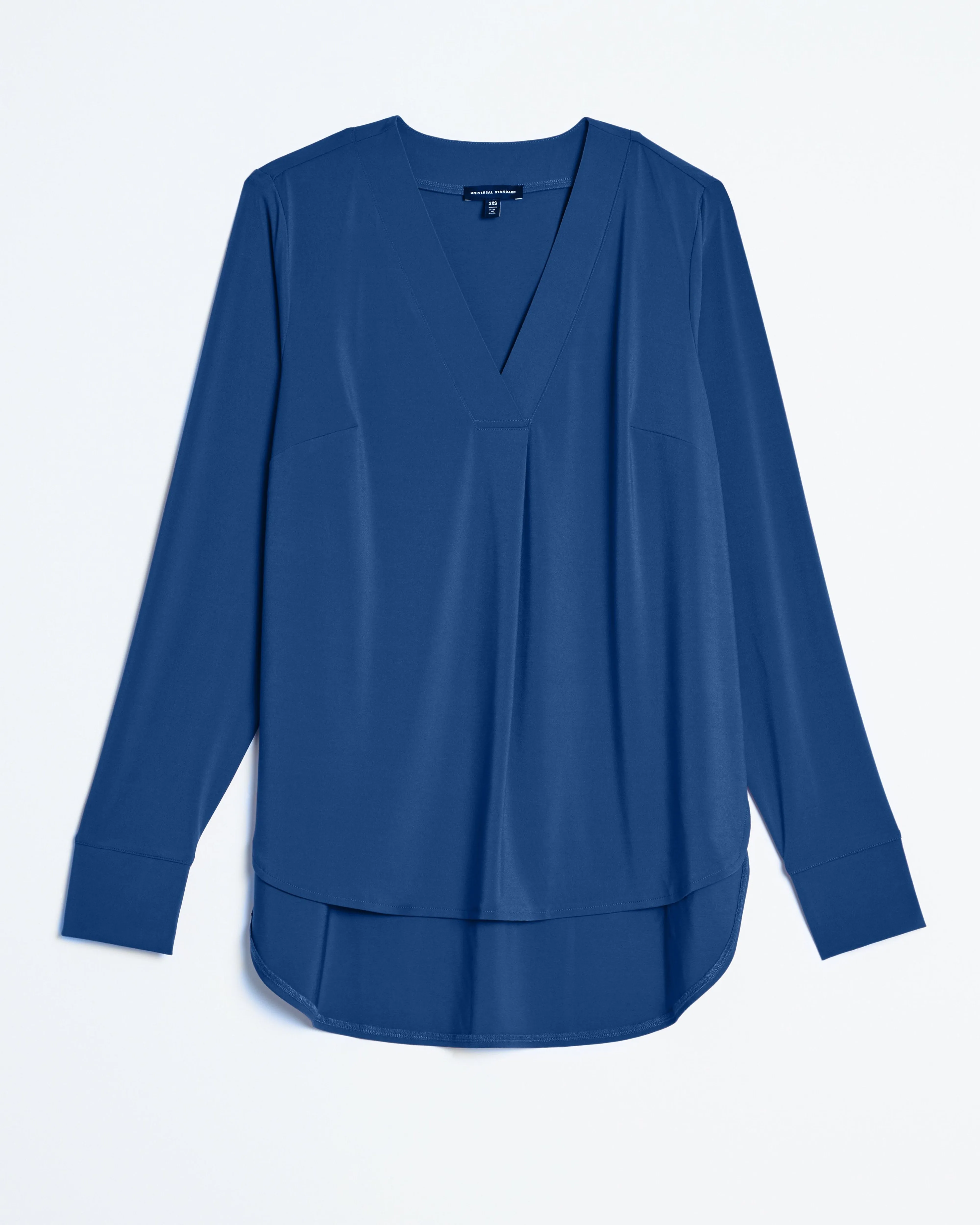 Swoop High-Low Jersey Tunic - True Blue