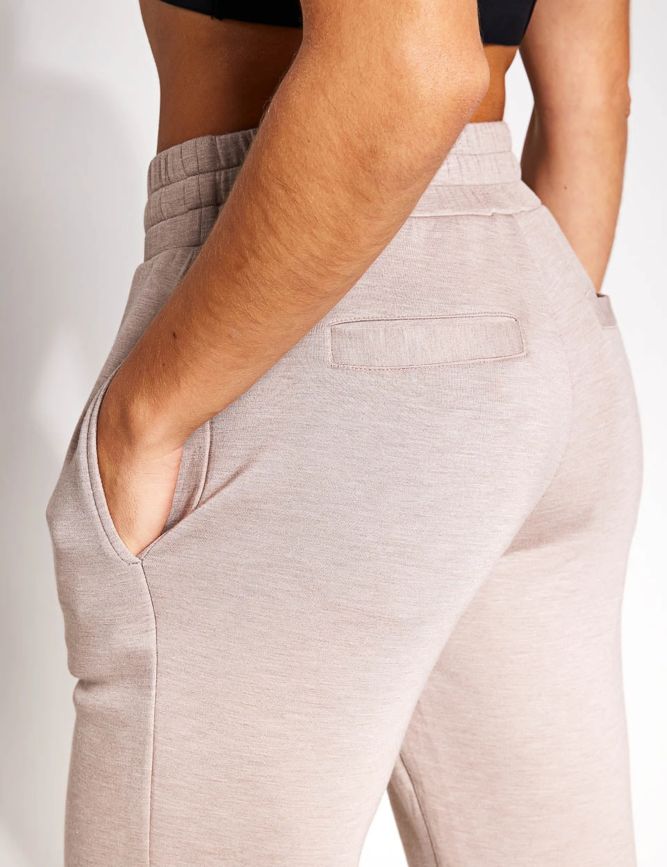 The Slim Cuff Pant 27.5" - Taupe Marl
