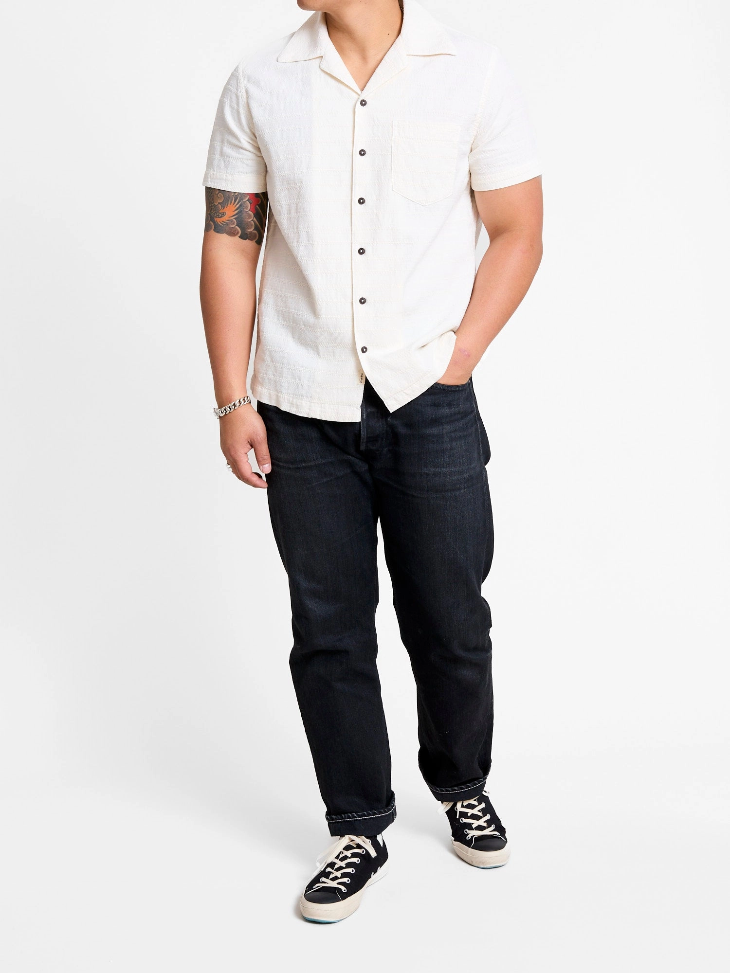 The Wrench Short Sleeve Shirt in Ivory