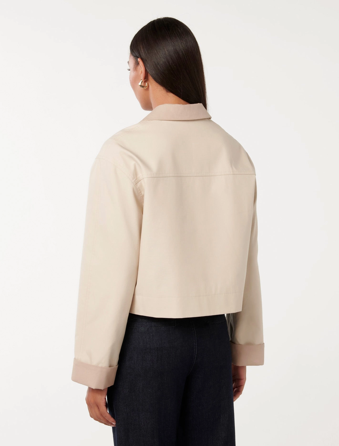 Tia Contrast Top Collar Jacket