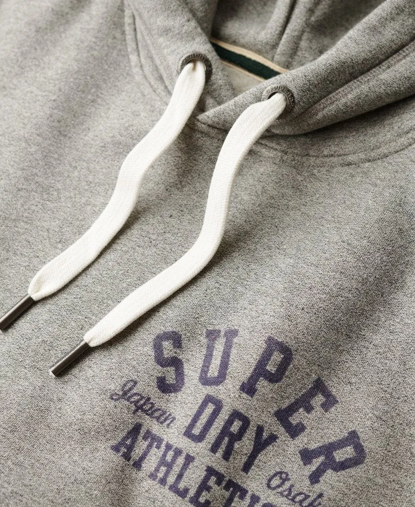 Track & Field Graphic Hoodie | Light Grey True Grit