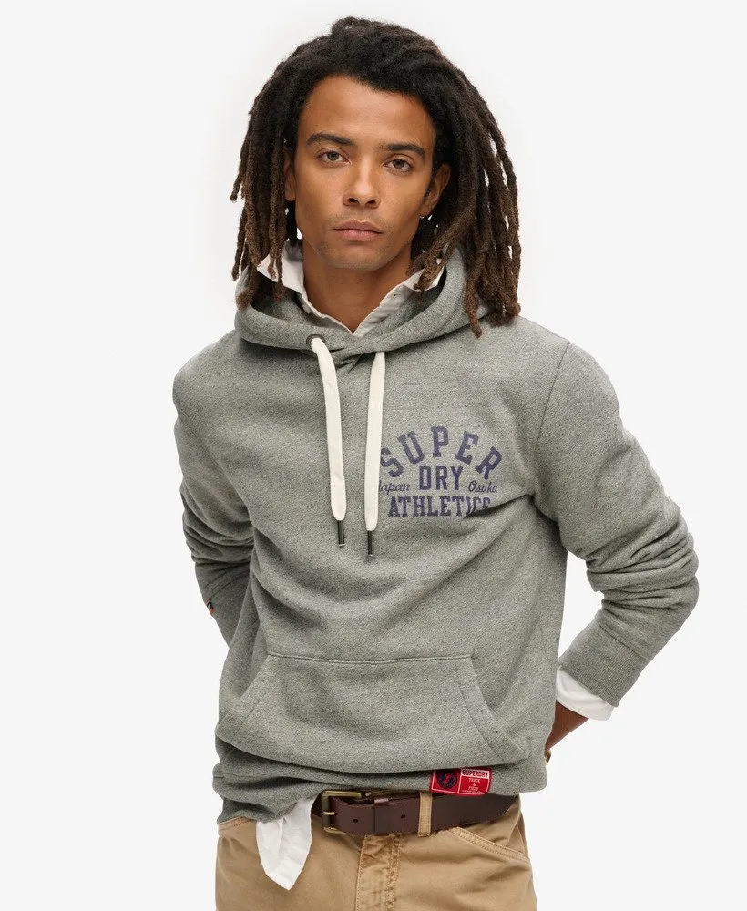 Track & Field Graphic Hoodie | Light Grey True Grit