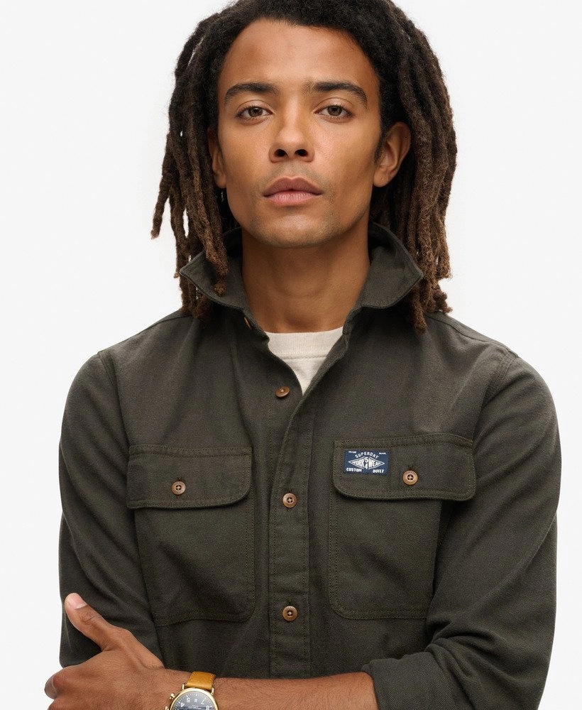 Trailsman Flannel Shirt | Chive Green