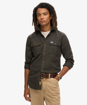 Trailsman Flannel Shirt | Chive Green