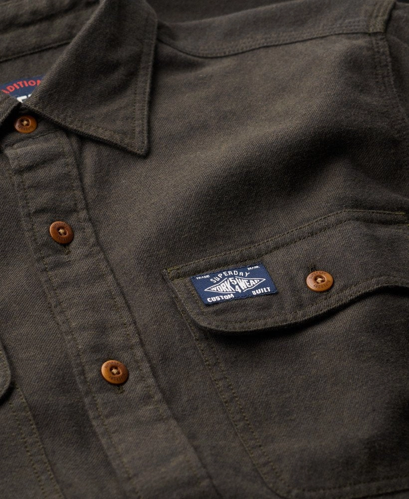 Trailsman Flannel Shirt | Chive Green