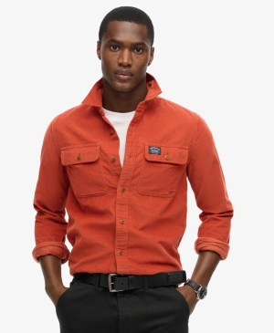 Trailsman Relaxed Fit Corduroy Shirt | Burnt Orange