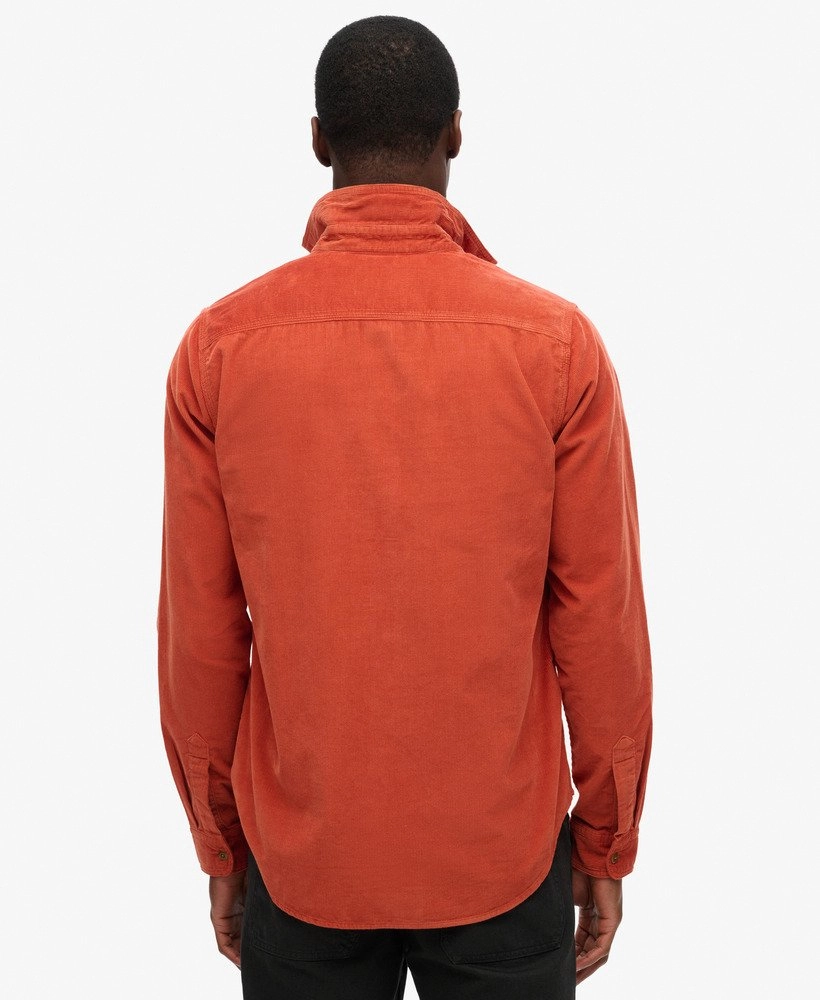 Trailsman Relaxed Fit Corduroy Shirt | Burnt Orange