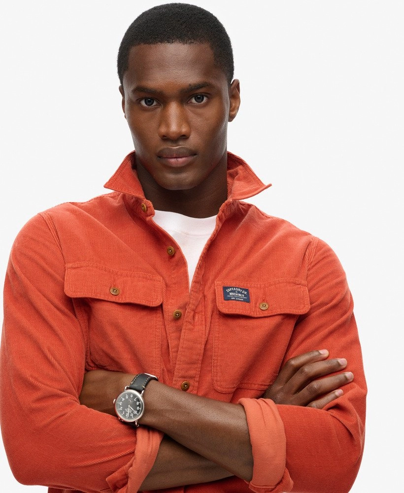 Trailsman Relaxed Fit Corduroy Shirt | Burnt Orange