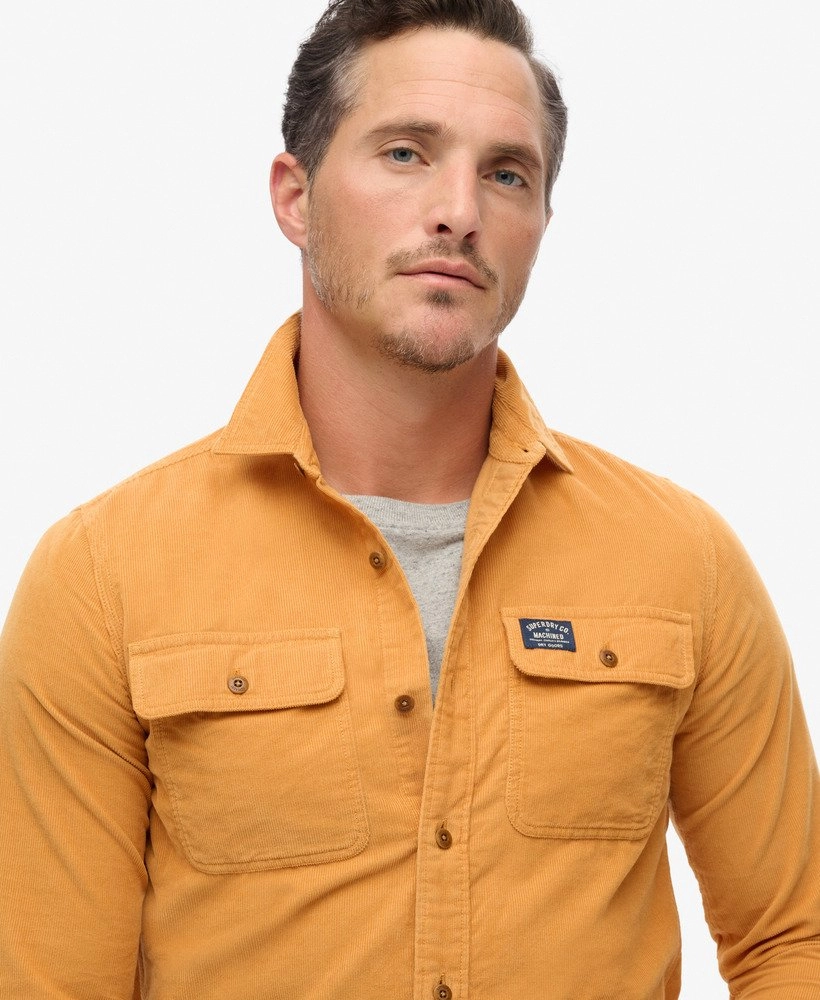 Trailsman Relaxed Fit Corduroy Shirt | Toasted Orange