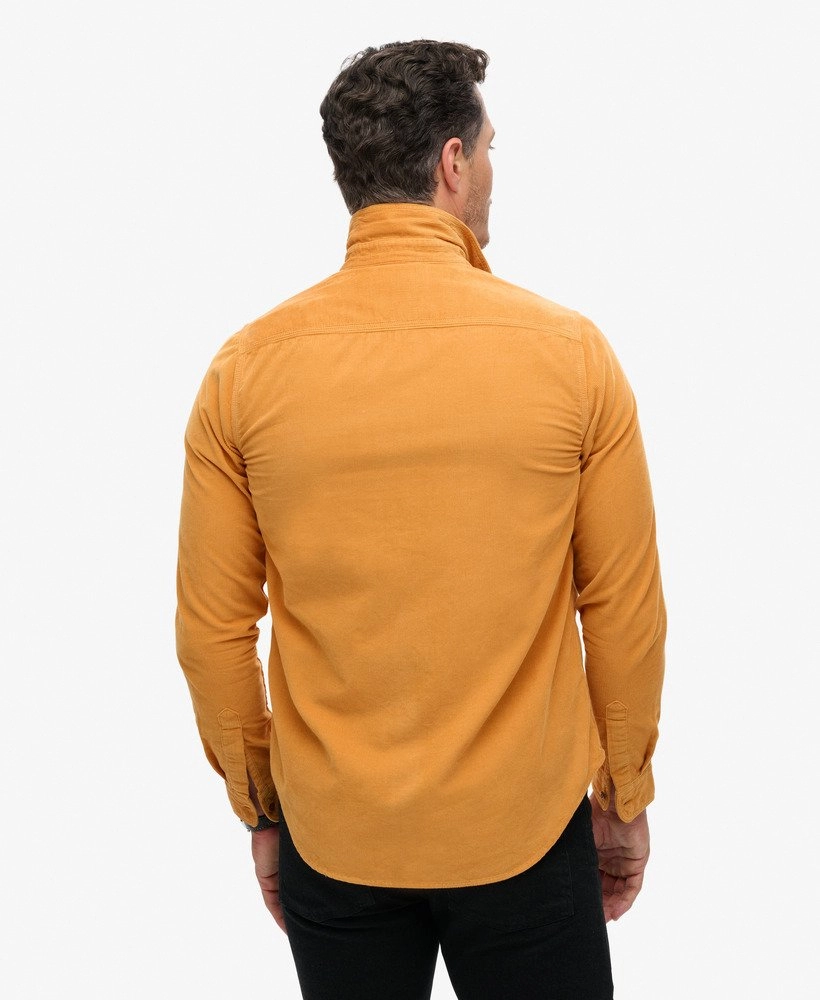 Trailsman Relaxed Fit Corduroy Shirt | Toasted Orange