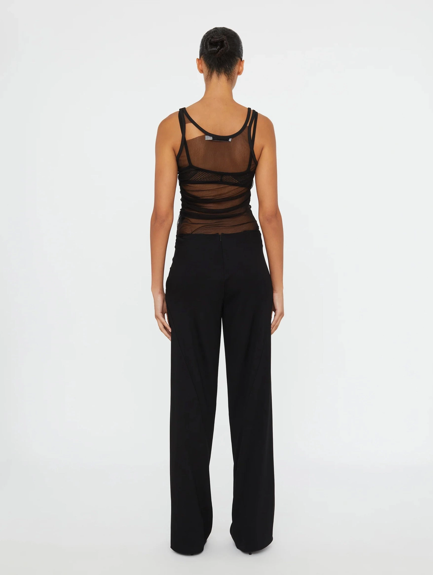 Traverse Bias Trouser in Black