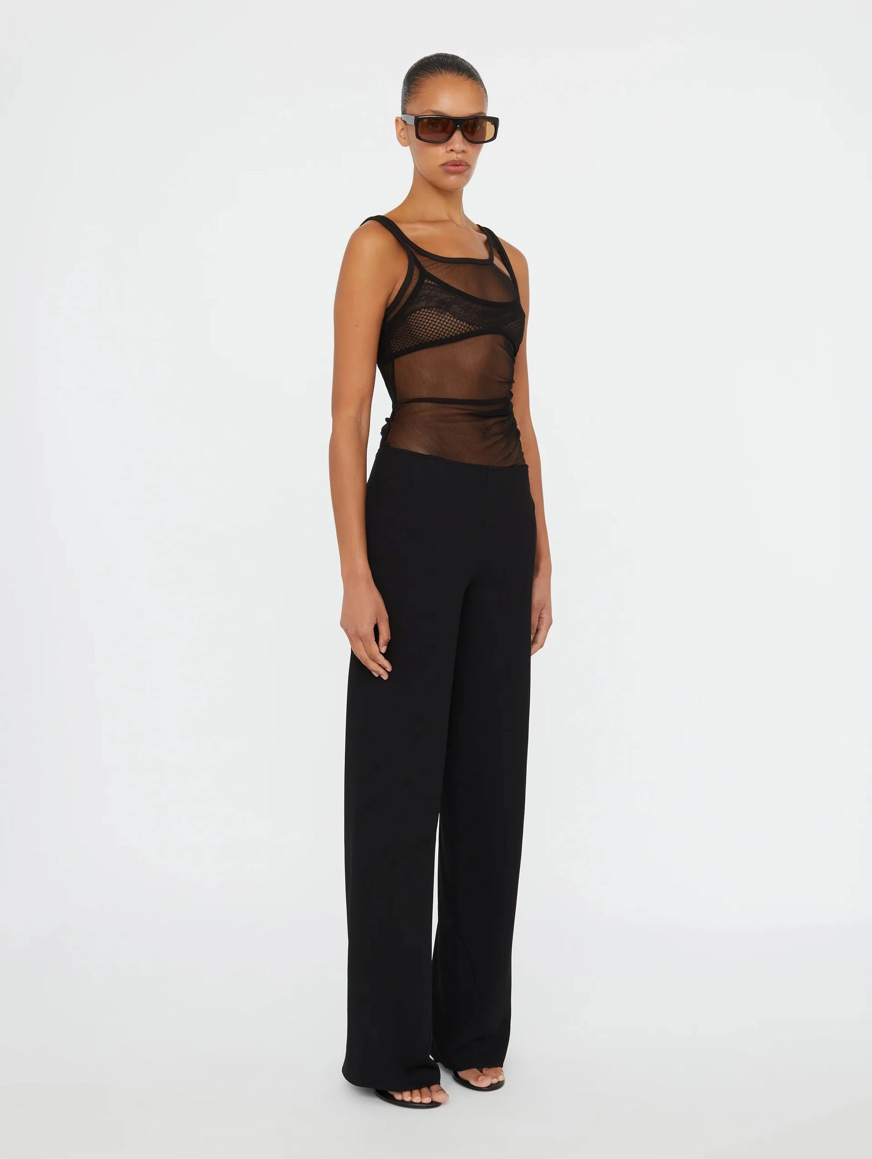Traverse Bias Trouser in Black