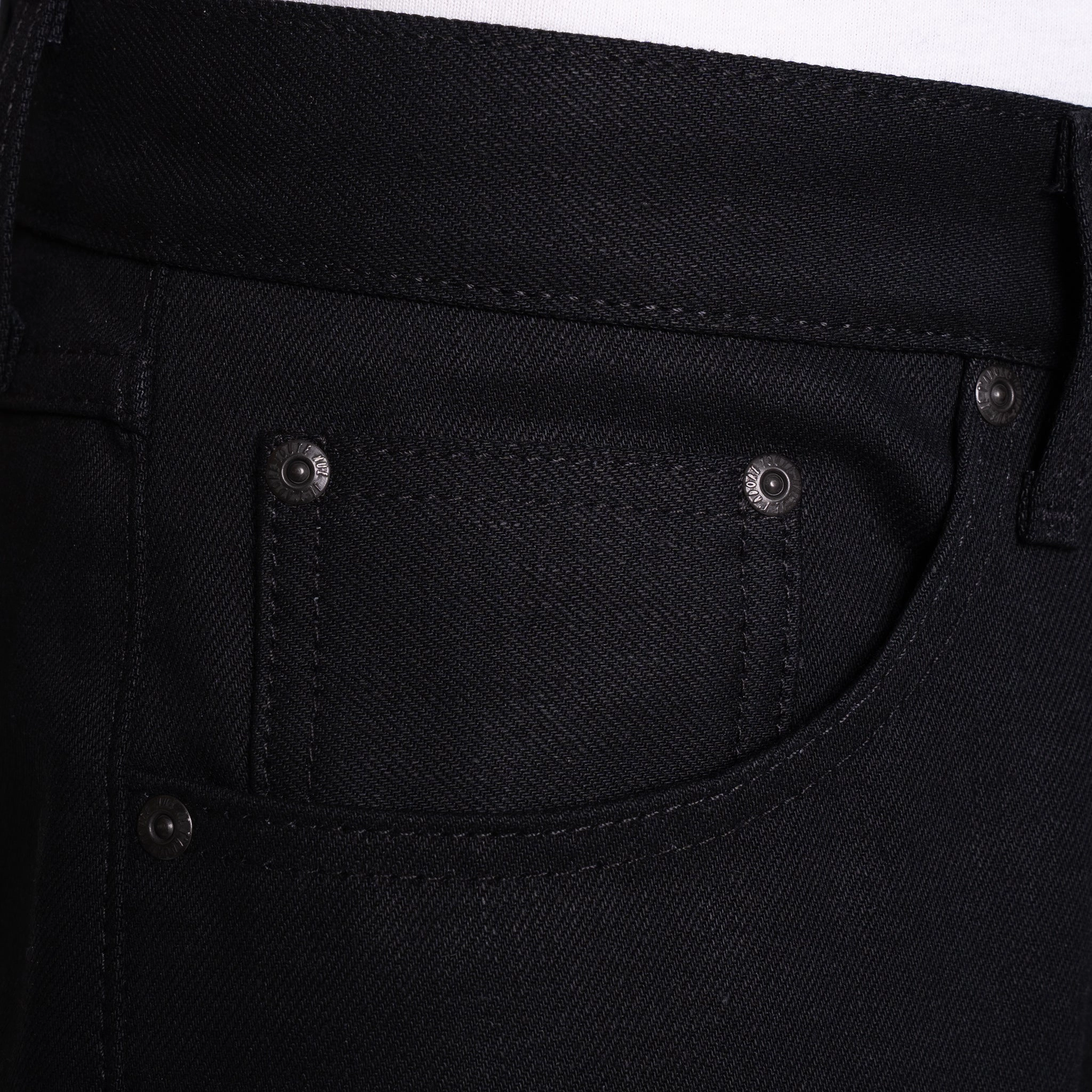 True Guy - Solid Black Selvedge