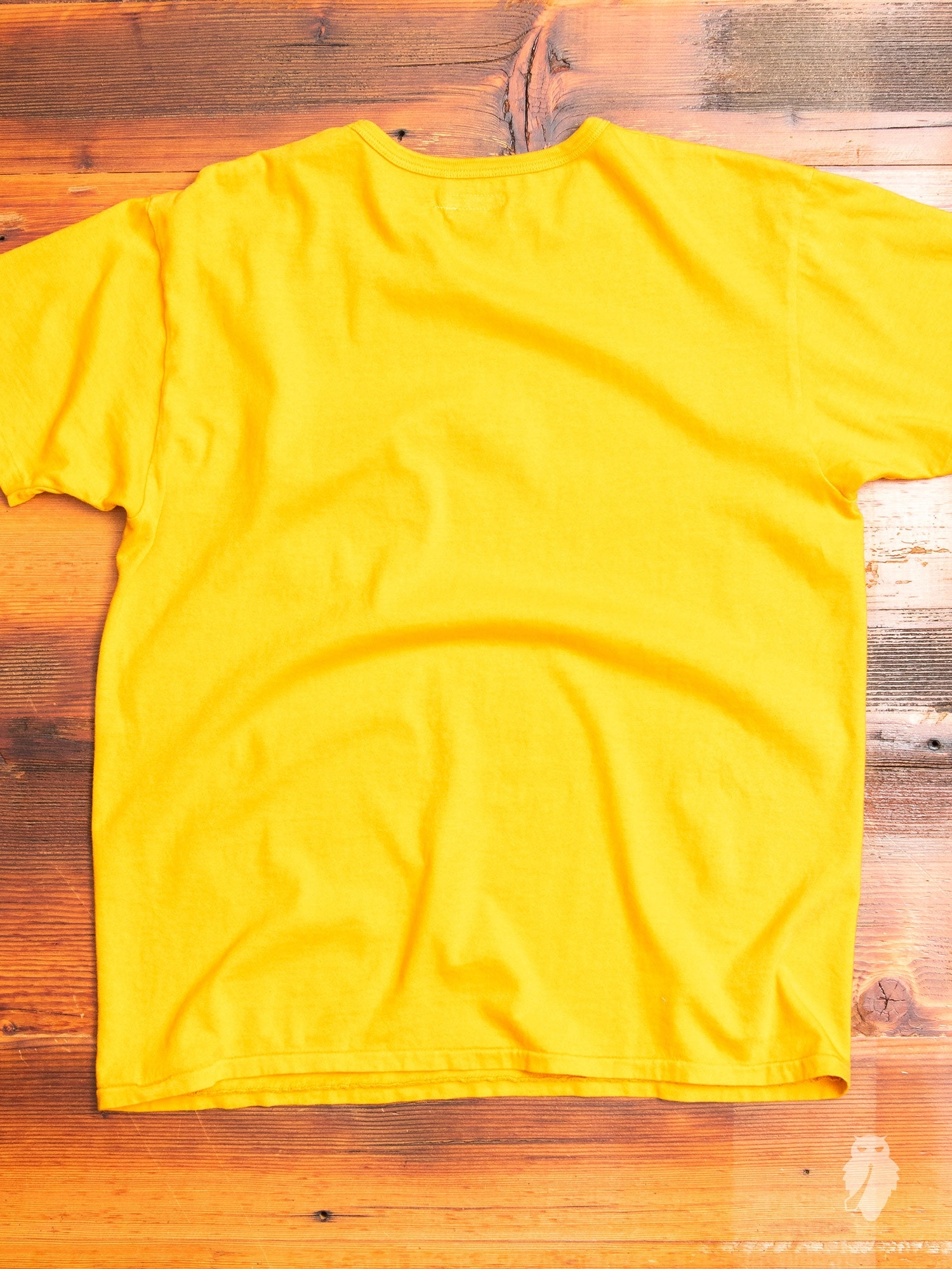 Tube Knit Pocket T-Shirt in Mango