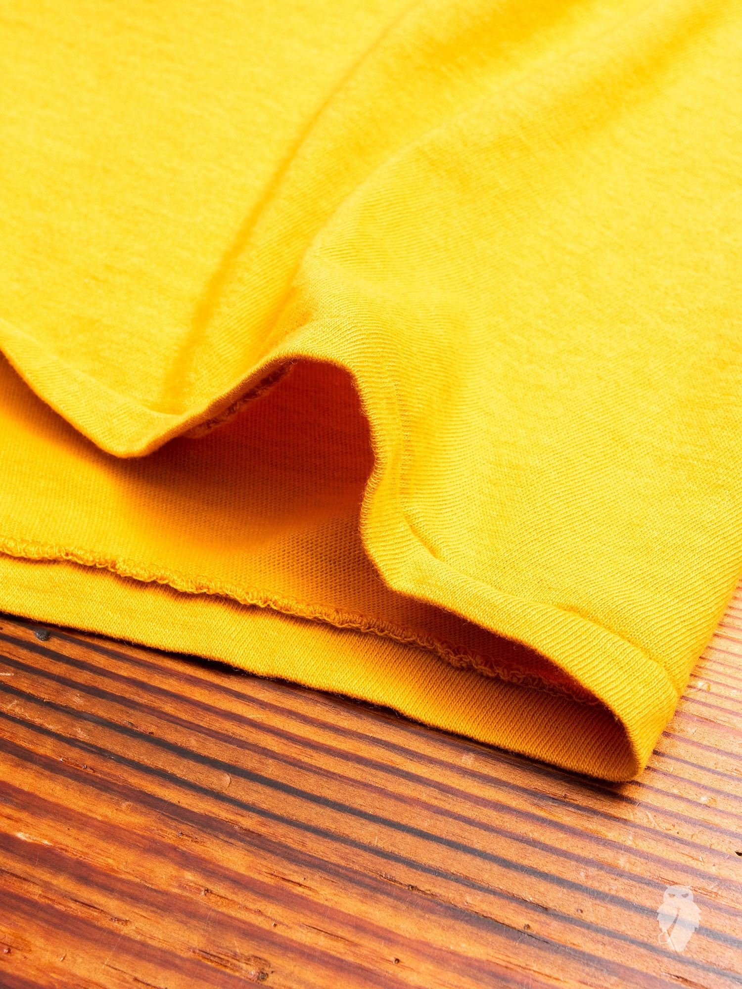 Tube Knit Pocket T-Shirt in Mango