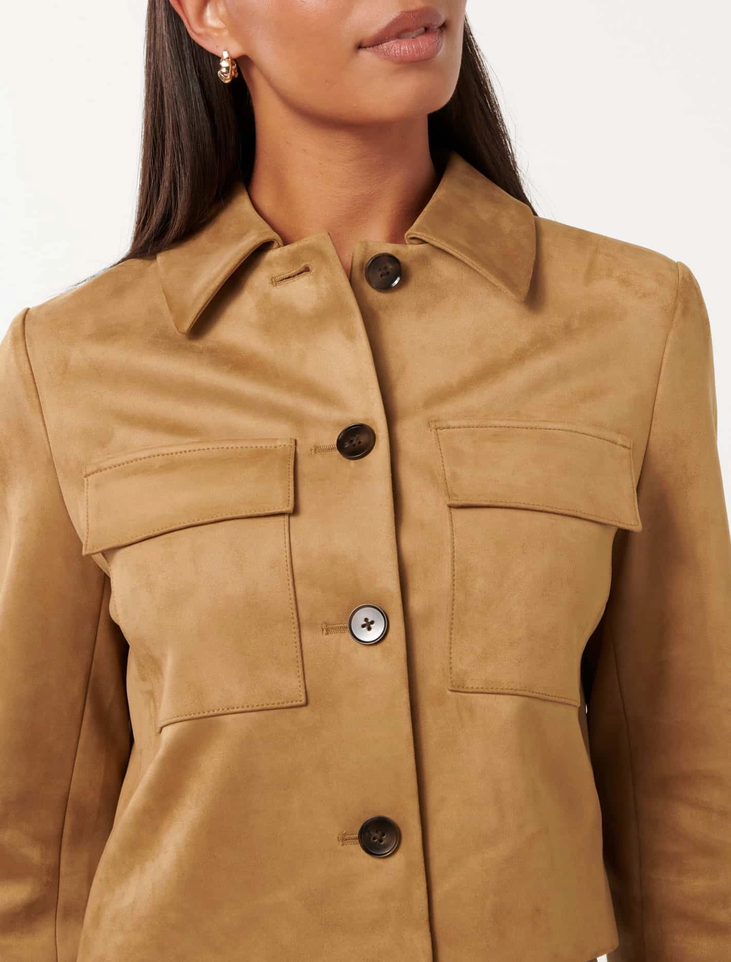 Tyla Vegan Suede Jacket