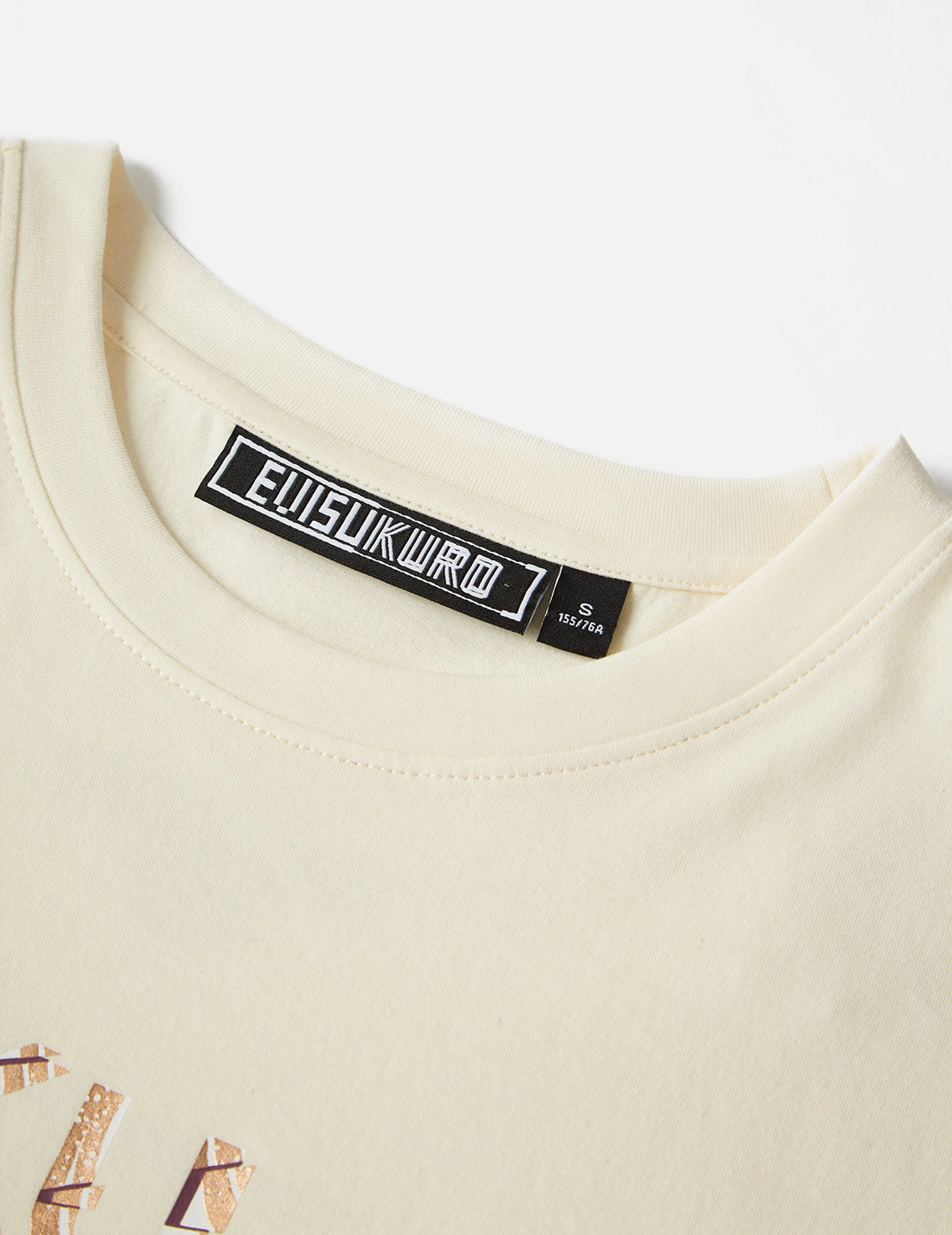 Ukiyo-E Infused Logo Label Print Oversized T-shirt