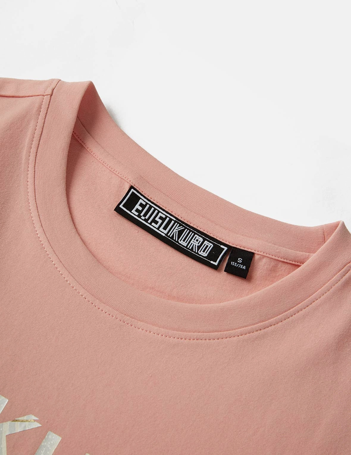 Ukiyo-E Infused Logo Label Print Oversized T-shirt