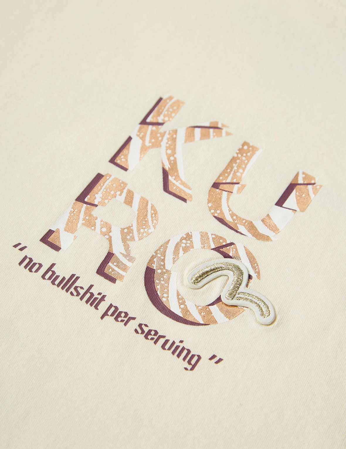 Ukiyo-E Infused Logo Label Print Oversized T-shirt
