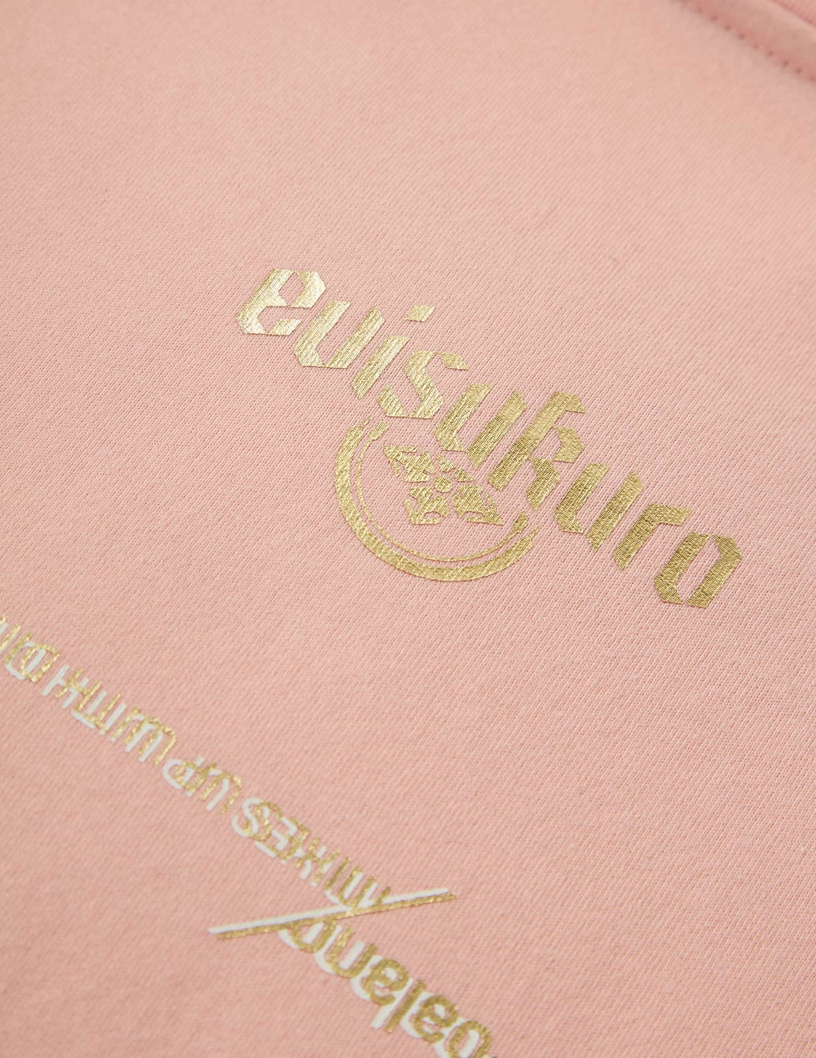 Ukiyo-E Infused Logo Label Print Oversized T-shirt