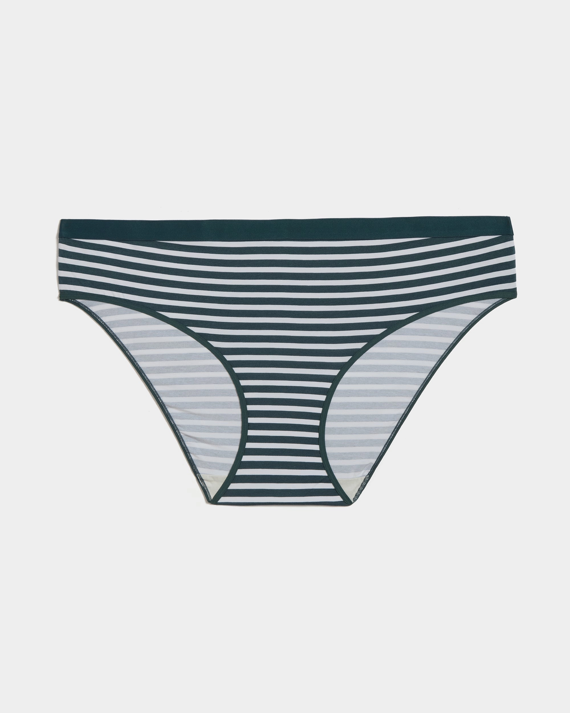 UltimateS Mid Rise Bikini - Deep Sea/White Stripe