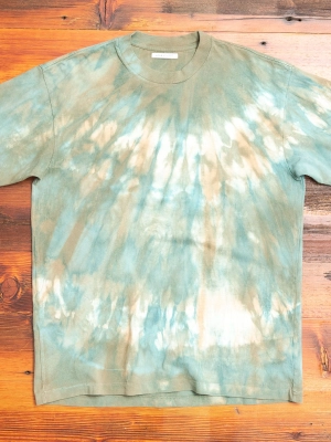 University T-Shirt in Sorrel Tie Dye