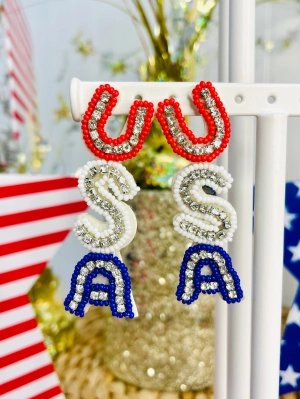USA Dangle Earrings