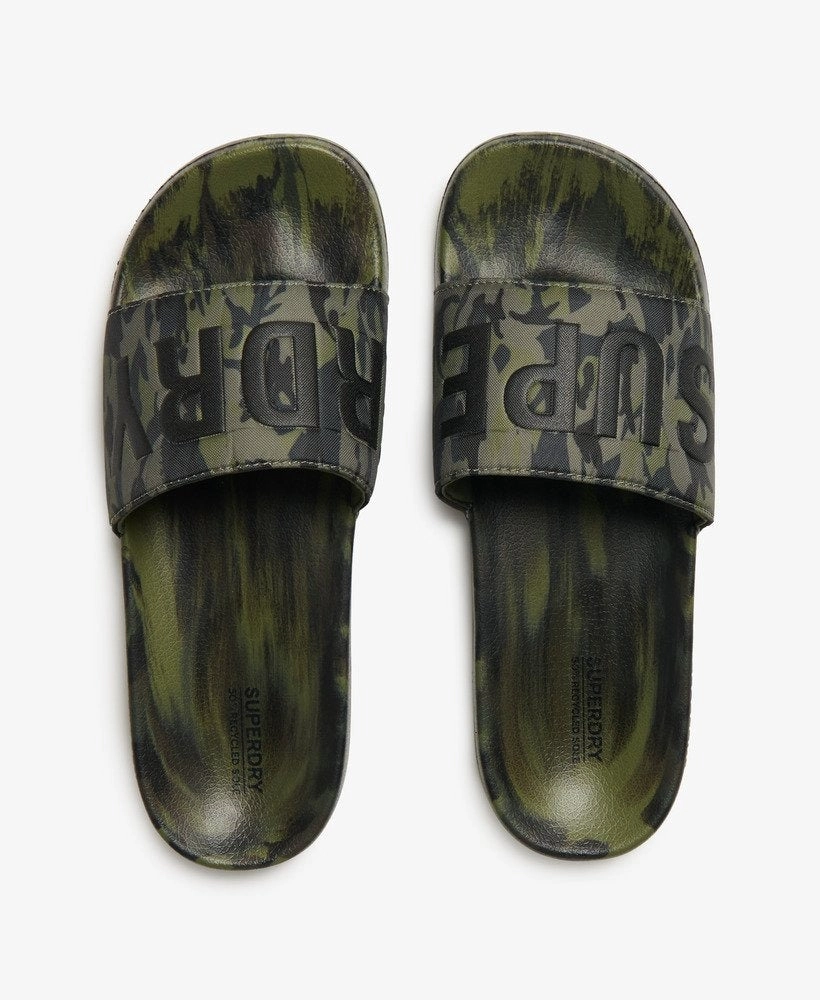 Vegan Camo Pool Slides | Nathan Camo
