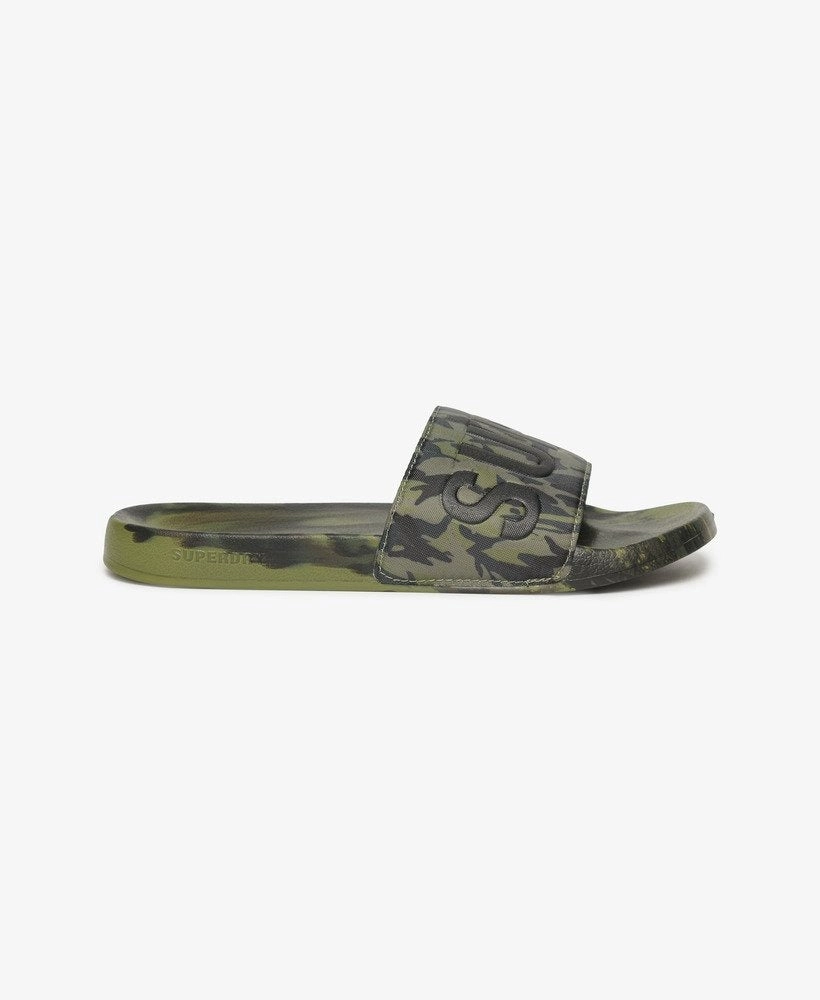 Vegan Camo Pool Slides | Nathan Camo