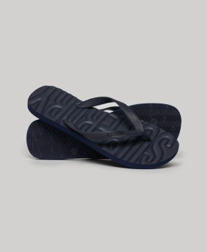 Vintage Vegan Flip Flop | Rich Navy Tonal